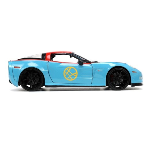 Машина Jada металева Марвел Шевроле Корвет із фігуркою Доктора Стренджа 1:24 (253225024)