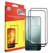 Скло захисне Dengos OPPO A6 Pro Black 2 pcs (DG-TG2P-94)