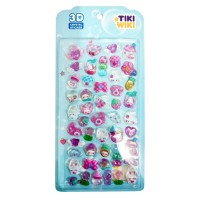 Стікер-наклейка Tiki Wiki Набір 3D-наліпок серії Crystal – Тікі фантазія (25ESE009-01)