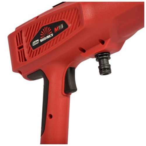 Мийка високого тиску Vitals Master Am 1860n3-1Kit, акумуляторна, 18V, 3Ah, 180l/год, 60bar, кейс (243497)