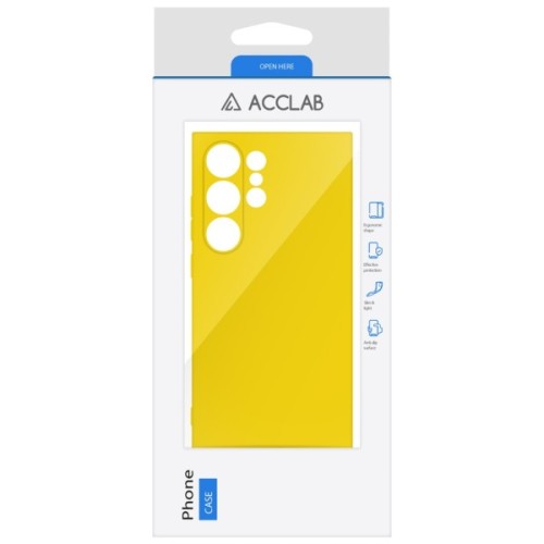 Чохол до мобільного телефона ACCLAB Silicone Case Samsung Galaxy S24 Ultra Yellow (1283126602122)