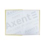 Канцелярська книга Axent Courage А4, 96 аркушів, клітинка, жовта (8422-552-A)