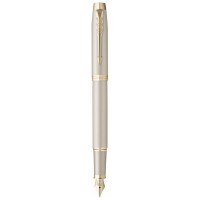 Ручка пір'яна Parker IM 17 Professionals Monochrome Champagne  FP F (28 211)