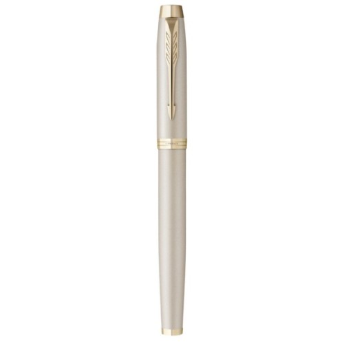 Ручка пір'яна Parker IM 17 Professionals Monochrome Champagne  FP F (28 211)