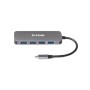 Концентратор D-Link DUB-2340 3xUSB3.0 1xUSB3.0 1xUSB (DUB-2340)