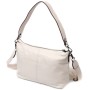 Сумка Vintage Жіноча з двома знімними ременями з натуральної шкіри Біла (22377)