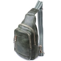 Сумка Vintage З екошкіри Зелена (22745)