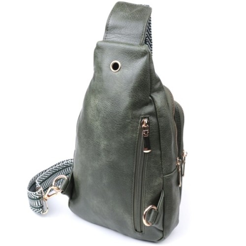 Сумка Vintage З екошкіри Зелена (22745)