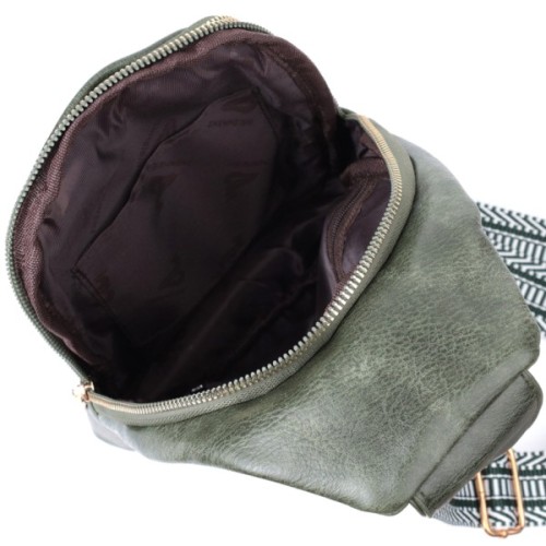 Сумка Vintage З екошкіри Зелена (22745)