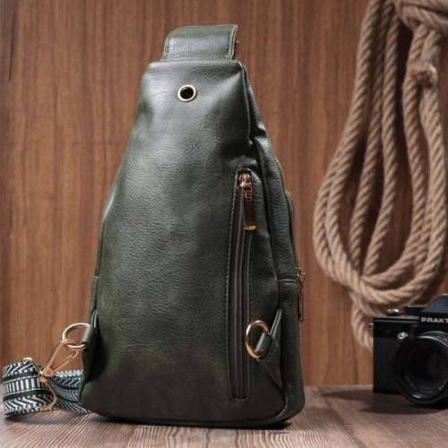 Сумка Vintage З екошкіри Зелена (22745)