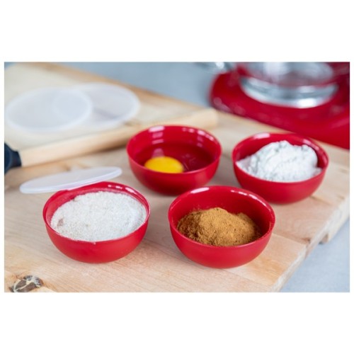 Піала KitchenAid Universal, набір 4 шт з кришками, 28 г (KQG177BXERE)