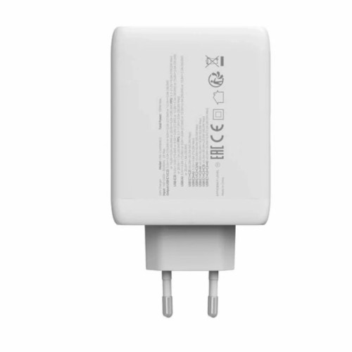 Зарядний пристрій Canyon CU100ACC GaN 100W 3xPD 1xQC EU White (CNS-CUW100ACC)