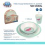 Тарілка дитяча Canpol babies So Cool бамбуковий 3 предмети Рожевий (9/226_pin)