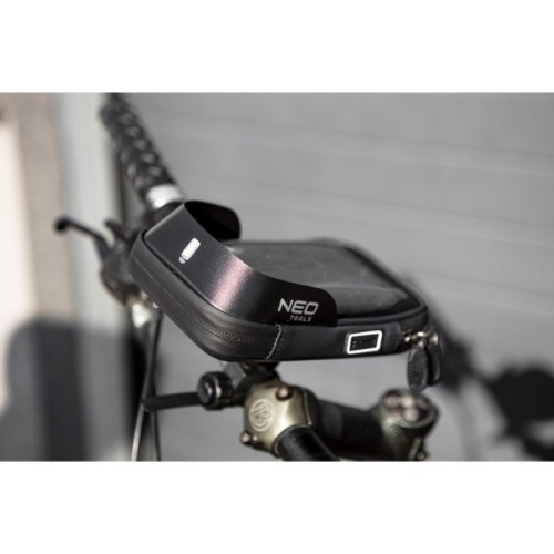 Велосумка на кермо Neo Tools з тримачем для смартфона до 6" Black (91-001)