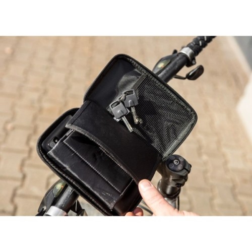 Велосумка на кермо Neo Tools з тримачем для смартфона до 6" Black (91-001)