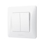 Вимикач Videx BINERA 2кл білий (VF-BNSW2-W)