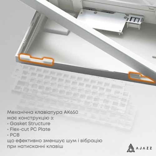 Клавіатура Ajazz AK650 Day Dream Switch Gradient USB UA Black (AK650-DD-BG)