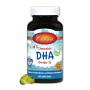 Жирні кислоти Carlson Риб'ячий жир (DHA) для Дітей, Смак Апельсина, Kid's Chewable (CL1570)