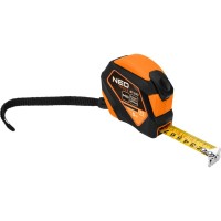 Рулетка Neo Tools 5мx25мм, з фіксатором змотування, магніт (67-233)
