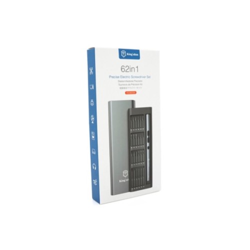 Викрутка акумуляторна Voltronic 62 в 1, тримач 120мм, біти T3, магнітні, алюміній, Box (YT-62-1-T3)