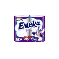 Туалетний папір Emeka Paradise 3 шари 4 рулони (3800024026508)