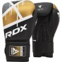 Боксерські рукавички RDX F7 Ego Black Golden 12 унцій (BGR-F7BGL-12oz)
