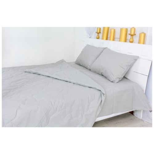 Ковдра MirSon шовкова Літня №2364 Light Gray 172x205 (2200003031157)