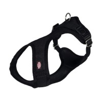 Шлея для собак Trixie Soft м'яка XXS-XS 25-35 см/15 мм чорна (4047974162415)