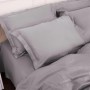Постільна білизна MirSon Tencel №06 Gray 2x160x220 Сімейний Євро (2200009370533)