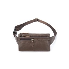 Сумка Vintage На пояс Коричнева (14736)