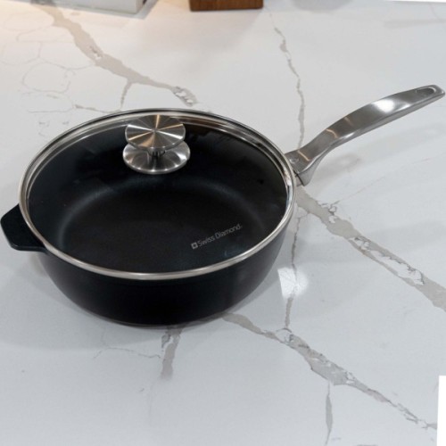 Сотейник Swiss Diamond CXD Induction з кришкою 24 см (CXD6724ic)