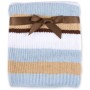 Ковдра дитяча Luvable Friends м'яке в смужку для хлопчиків (50435.M)