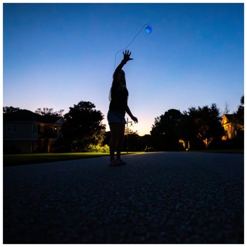 М'яч дитячий Waboba ball 331C04_A LED Bounceback x Returning moon in Blister (BLUE) (840001933102)