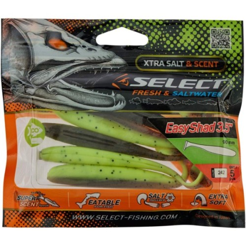 Силікон рибальський Select Easy Shad 3.5" 242 (5 шт/уп) (1870.71.76)