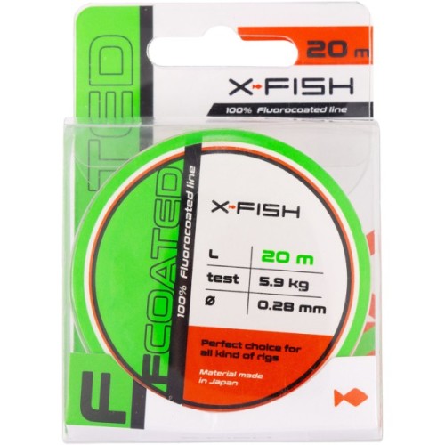 Флюорокарбон X-Fish FCoated 20m 0.28mm 5.9kg (1917.01.46)