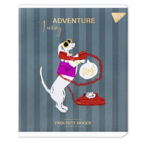 Зошит Yes Exquisite doggy А5 24 аркушів клітинка (767536)