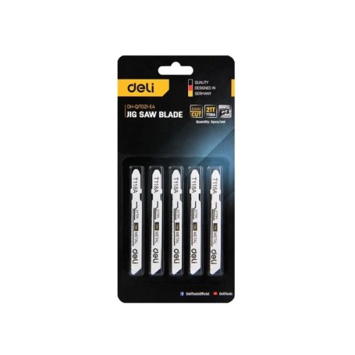 Полотно Deli для лобзика, по металу T118A (EDH-QJT021-E4)