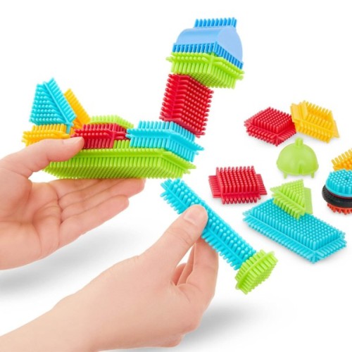 Конструктор Battat серії Bristle Blocks - Будівельник, 56 деталей (BT3070Z)