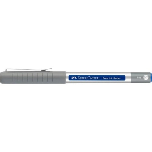 Ролер Faber-Castell Free Ink rollerball, колір чорнил синій, 0,7 мм, одноразова (29136)