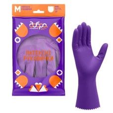 Рукавички господарські Добра Господарочка Латексні Колекція Вибійка Розмір M (4820086523714)