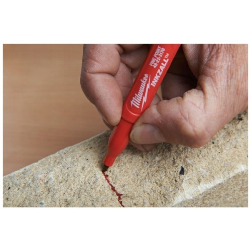 Набір маркерів Milwaukee INKZALL ультра-тонких, синій, червоний, зелений, чорний, 4шт (48223106)