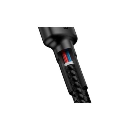 Дата кабель USB-C to USB-C 2.0m USB 3.1 3A grey-black Baseus (CATKLF-HG1)