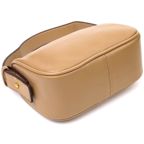 Сумка Vintage З натуральної шкіри Бежева (22128)