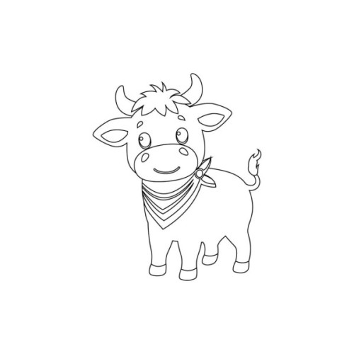 Картина по номерам ArtCraft Бичок 25х30 см (15108-AC)