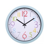 Настінний годинник Optima Rainbow пластиковий, білий (O52095)