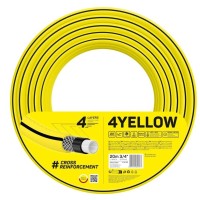 Шланг для поливу Cellfast 4YELLOW 3/4" 20м, 4 шари, до 20 Бар, -10…+50°C (10-520)