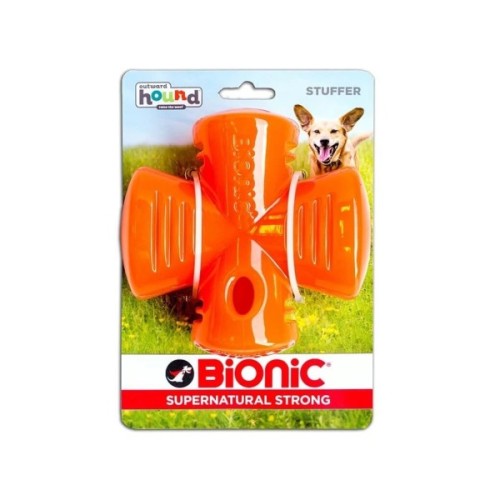 Іграшка для собак Bionic Стаффер помаранчевий 12.5 см (0700603300858)