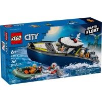 Конструктор LEGO City Переслідування на поліцейському катері (60456)