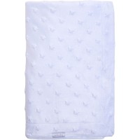 Ковдра дитяча Bibaby велюрова фактурна (64059-blue)