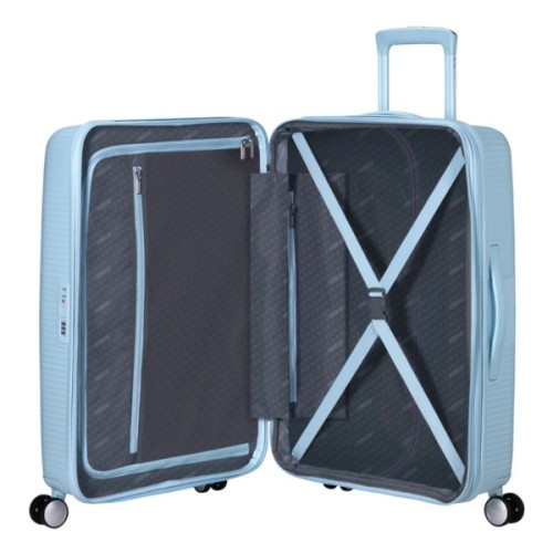 Валіза American Tourister Soundbox 71.5/81 л пастельно-блакитна (32G*22002)